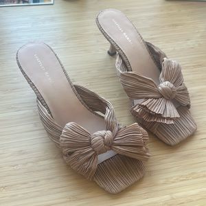 Loeffler Randall Eugenia Pleated Bow Mule size 9